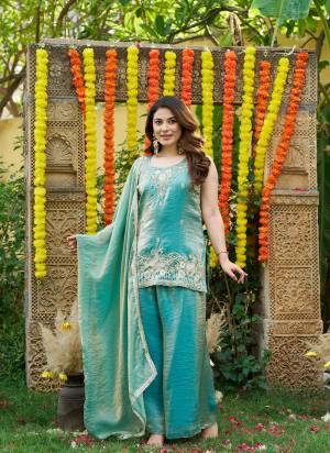 Garb These Beautiful Looking Readymade Suits.These Top Are Fendy Satin And Bottom Are Fendy Satin And Fendy Satin Dupatta Fabricated.Its Beautified  With Disigner Embroidery Work.