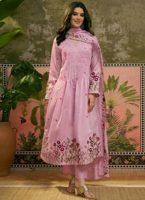 Garb These Beautiful Looking Readymade Suits.These Top Are Chanderi Silk And Bottom Are Chanderi Silk And Chanderi Dupatta Fabricated.Its Beautified  With Disigner Embroidery Work.
