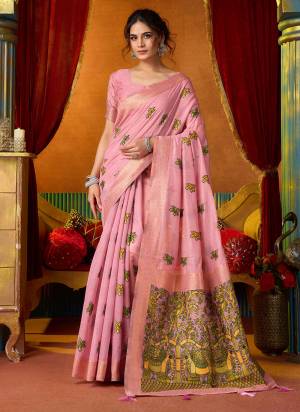 Looking These Fancy Party Wear Saree in Fine Colored.These Saree Are Modal Silk And Blouse is Modal Silk Fabricated.Its Beautified With Woven Katha Designer.