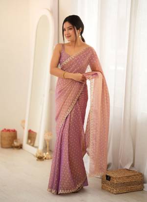 Looking These Fancy Party Wear Saree in Fine Colored.These Saree Are Moss Butti And Blouse is Moss Butti Fabricated.Its Beautified With Heavy Woven Butti Designer With Embroidery Cut Work.