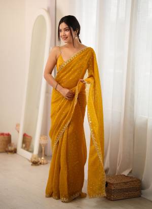 Looking These Fancy Party Wear Saree in Fine Colored.These Saree Are Moss Butti And Blouse is Moss Butti Fabricated.Its Beautified With Heavy Woven Butti Designer With Embroidery Cut Work.