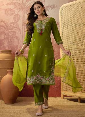 Looking These Beautiful Looking Readymade Suits.These Top Are Rayon And Bottom Are Rayon And Organza Dupatta Fabricated.Its Beautified  With Disigner Embroidery Work.