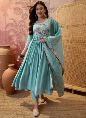 Looking These Beautiful Looking Readymade Suits.These Top Are Silk And Bottom Are Silk And Chanderi Dupatta Fabricated.Its Beautified  With Disigner Embroidery Work.