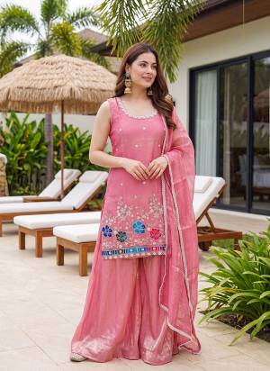 Garb These Beautiful Looking Readymade Suits.These Top Are Fendy Silk And Bottom Are Fendy Silk And Fendy Silk Dupatta Fabricated.Its Beautified  With Disigner Beads Embroidery Work.