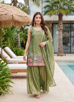 Garb These Beautiful Looking Readymade Suits.These Top Are Fendy Silk And Bottom Are Fendy Silk And Fendy Silk Dupatta Fabricated.Its Beautified  With Disigner Beads Embroidery Work.