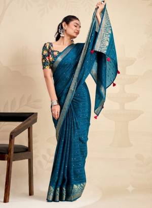 Garb These Party Wear Saree in Fine Colored.These Saree Are Chiffon And Blouse is Art Silk Fabricated.Its Beautified With Woven Designer.