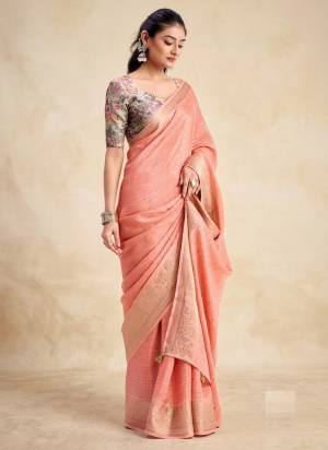 Garb These Party Wear Saree in Fine Colored.These Saree Are Chiffon And Blouse is Art Silk Fabricated.Its Beautified With Woven Designer.