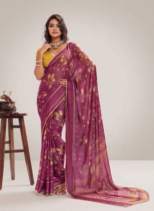 Garb These Party Wear Saree in Fine Colored.These Saree Are Georgette And Blouse is Georgette Fabricated.Its Beautified With Designer Printed.