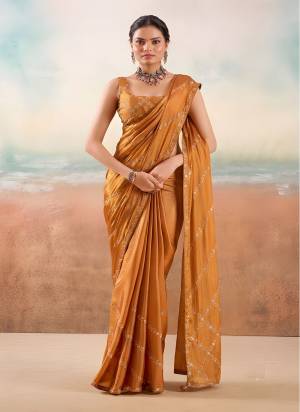 Looking These Party Wear Saree in Fine Colored.These Saree Are Chiffon And Blouse is Chiffon Fabricated.Its Beautified With Designer Embroidery Work.