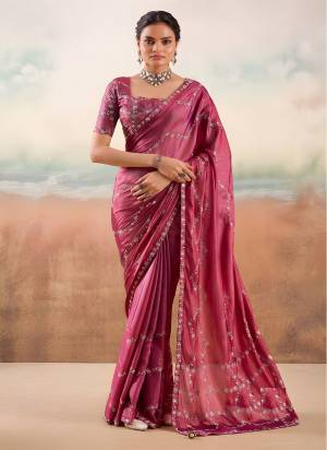 Looking These Party Wear Saree in Fine Colored.These Saree Are Chiffon And Blouse is Chiffon Fabricated.Its Beautified With Designer Embroidery Work.