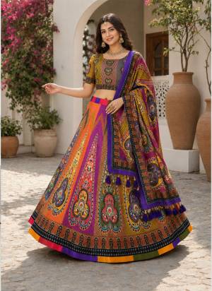 For A Fancy Designer Look,Grab These Lehenga Choli With Dupatta in Fine Colored.These Lehenga Are Cotton Rayon And Choli Are Cotton Rayon And Dupatta Are Fabricated On Cotton Rayon Pair.Its Beautified With Designer Digital Printed.