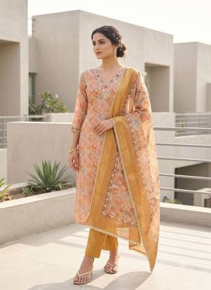 Looking These Suit in Fine Colored Pair With Bottom And Dupatta.These Top Are Simmer Linen Cotton And Dupatta Are Fabricated On Simmer Linen Cotton Pair With Rayon Bottom.Its Beautified With Designer Printed, Hand Work.