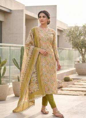 Looking These Suit in Fine Colored Pair With Bottom And Dupatta.These Top Are Simmer Linen Cotton And Dupatta Are Fabricated On Simmer Linen Cotton Pair With Rayon Bottom.Its Beautified With Designer Printed, Hand Work.