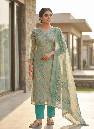 Looking These Suit in Fine Colored Pair With Bottom And Dupatta.These Top Are Simmer Linen Cotton And Dupatta Are Fabricated On Simmer Linen Cotton Pair With Rayon Bottom.Its Beautified With Designer Printed, Hand Work.