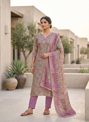 Looking These Suit in Fine Colored Pair With Bottom And Dupatta.These Top Are Simmer Linen Cotton And Dupatta Are Fabricated On Simmer Linen Cotton Pair With Rayon Bottom.Its Beautified With Designer Printed, Hand Work.