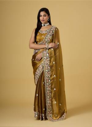 Attractive These Party Wear Saree in Fine Colored.These Saree Are Jimmy Choo And Blouse is Jimmy Choo Fabricated.Its Beautified With Designer Thread,Sequance Embroidery Work.