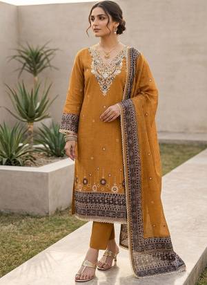 Looking These Suit in Fine Colored Pair With Bottom And Dupatta.These Top Are Banarasi Cotton And Dupatta Are Fabricated On Banarasi Cotton Pair With Rayon Bottom.Its Beautified With Woven Designer, Hand Work.