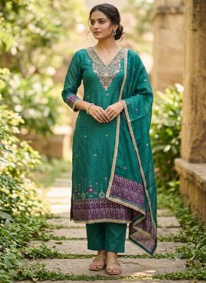 Looking These Suit in Fine Colored Pair With Bottom And Dupatta.These Top Are Banarasi Cotton And Dupatta Are Fabricated On Banarasi Cotton Pair With Rayon Bottom.Its Beautified With Woven Designer, Hand Work.