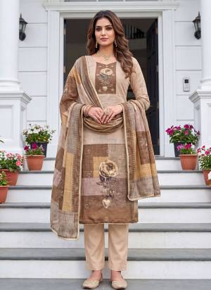 Garb These Suit in Fine Colored Pair With Bottom And Dupatta.These Top Are Modal Cotton And Dupatta Are Fabricated On Modal Cotton Pair With Dull Santoon Bottom.Its Beautified With Designer Digitel Printed, Hand Work.