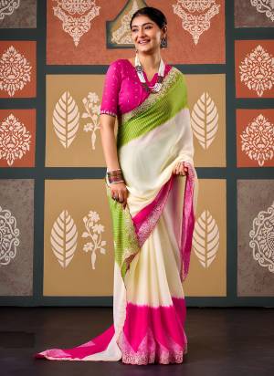 Looking These Party Wear Saree in Fine Colored.These Saree Are Chiffon And Blouse is Chiffon Fabricated.Its Beautified With Designer Printed With Embroidery Work.