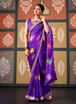 Looking These Party Wear Saree in Fine Colored.These Saree Are Chiffon And Blouse is Chiffon Fabricated.Its Beautified With Designer Printed With Embroidery Work.