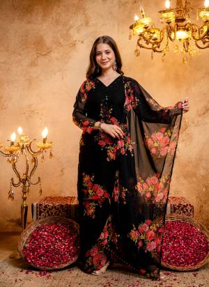Looking These Suit in Fine Colored Pair With Bottom And Dupatta.These Top Are Faux Georgette And Bottom Are Fabricated On Crepe Pair With Faux Georgette Dupatta.Its Beautified With Designer Printed.