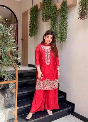 Looking These Suit in Fine Colored Pair With Bottom And Dupatta.These Top Are French Crepe And Bottom Are Fabricated On French Crepe Pair With Chinon Dupatta.Its Beautified With Designer Embroidery Work.