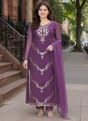 Looking These Suit in Fine Colored Pair With Bottom And Dupatta.These Top Are Georgette And Bottom Are Fabricated On Viscose Pair With Nazmin Dupatta.Its Beautified With Designer Embroidery Work.