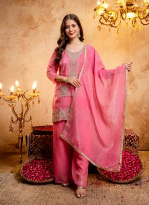 Looking These Suit in Fine Colored Pair With Bottom And Dupatta.These Top Are Crunchy And Bottom Are Fabricated On Crunchy Pair With Crunchy Dupatta.Its Beautified With Designer Embroidery Work.
