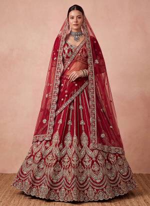 For A Fancy Designer Look,Grab These Lehenga Choli With Dupatta in Fine Colored.These Lehenga And Choli Are Silk And Dupatta Are Fabricated On Net Pair.Its Beautified With Thread,Jari,Sequance Embroidery,Motif Hand Work. 