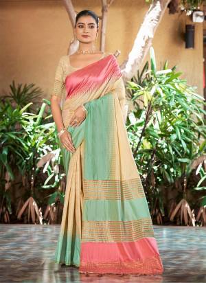 Looking These Fastive And Party Wear Saree in Fine Colored.These Saree And Blouse is Fabricated On Slub Silk.Its Beautified With Woven Designer.