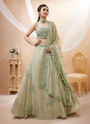 For A Designer Look,Grab These Lehenga Choli in Fine Colored.These Lehenga And Blouse Are Fabricated On Georgette Pair With Dupatta Are Georgette.Its Beautified With Sequance,Jari,Dori Embroidery Work.