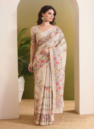 Attractive These Party Wear Ready To Wear Saree in Fine Colored.These Saree Are Silk Blend And Blouse is Silk Blend Fabricated.Its Beautified With Designer Printed.
