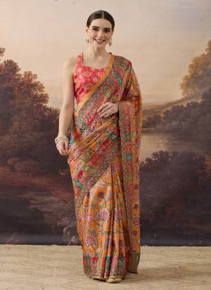 Attractive These Party Wear Ready To Wear Saree in Fine Colored.These Saree Are Organza And Blouse is Organza Fabricated.Its Beautified With Designer Printed.
