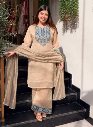 Garb These Suit in Fine Colored Pair With Bottom And Dupatta.These Top Are Crunchy And Bottom Are Fabricated On Crunchy Pair With Crunchy Dupatta.Its Beautified With Designer Embroidery Work.
