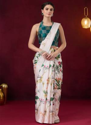 Attractive These Party Wear Ready To Wear Saree in Fine Colored.These Saree Are Satin And Blouse is Satin Fabricated.Its Beautified With Designer Printed.