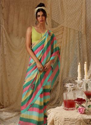 Attractive These Party Wear Ready To Wear Saree in Fine Colored.These Saree Are Satin And Blouse is Satin Fabricated.Its Beautified With Designer Printed.