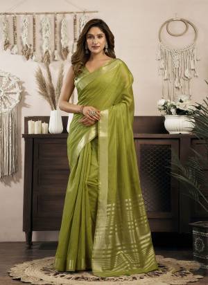 Looking These Fancy Party Wear Saree in Fine Colored.These Saree Are Khadi Cotton And Blouse is Khadi Cotton Fabricated.Its Beautified With Woven Designer With Brocade Blouse.