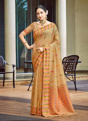Looking These Fastive And Party Wear Saree in Fine Colored.These Saree And Blouse is Fabricated On Assam Silk.Its Beautified With Woven Jacquard Multy Thread Designer.