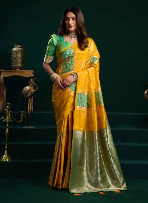 Looking These Fancy Party Wear Saree in Fine Colored.These Saree Are Soft Silk And Blouse is Soft Silk Fabricated.Its Beautified With Woven Multy Thread,Jari Designer.