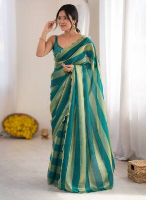 Looking These Fancy Party Wear Saree in Fine Colored.These Saree Are NC Satin And Blouse is Diamond Silk Fabricated.Its Beautified With Woven Lining Pattern Designer.