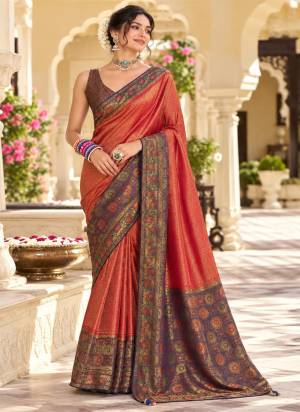 Attractive These Party Wear Saree in Fine Colored Pair With Blouse.These Saree and Blouse Are Fabricated On Satin Tissue.Its Beautified With Woven Jari Designer.