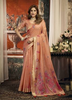 Looking These Fancy Party Wear Saree in Fine Colored.These Saree Are Puri Cotton And Blouse is Puri Cotton Fabricated.Its Beautified With Woven Jari Border Designer.