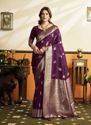 Garb These Fancy Party Wear Saree in Fine Colored.These Saree Are Soft Silk And Blouse is Soft Silk Fabricated.Its Beautified With Woven Jacquard Designer.