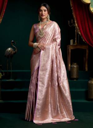 Looking These Fancy Party Wear Saree in Fine Colored.These Saree Are Satin Silk And Blouse is Satin Silk Fabricated.Its Beautified With Woven Jacquard Designer.