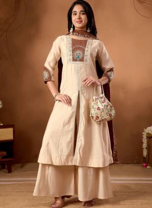 Garb These Beautiful Party Wear Designer Readymade Plazzo Suits.These Top And Bottom Are Roman Silk And Dupatta is Fabricated On Roman Silk.Its Beautified With Designer Multy Thread Embroidery,Hand Work.