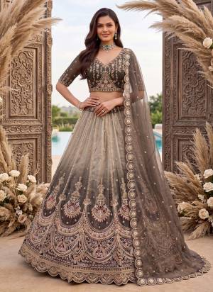 For A Fancy Designer Look,Grab These Lehenga Choli With Dupatta in Fine Colored.These Lehenga And Choli Are Chandaniya Silk And Dupatta Are Fabricated On Chandaniya Silk Pair.Its Beautified With Jari,Sequance,Multy Thread Embroidery,Crystel Hand Work. 