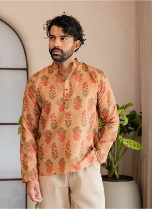 For A festive Wear,Grab These Readymade Short Kurta in Fine Colored.These Kurta is Fabricated On Swiss Linen With Designer Printed.Buy Now.