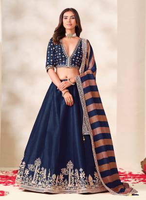 For A Designer Look,Grab These Party Wear Lehenga Choli in Fine Colored.These Lehenga And Blouse Are Fabricated On Art Silk Pair With Viscose Patta Dupatta.Its Beautified With Designer Embroidery Work.