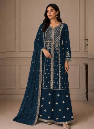 Garb These Designer Plazzo Suit in Fine Colored Pair With Bottom And Dupatta.These Top Are Georgette And Dupatta Are Fabricated On Georgette Pair With Georgette Bottom.Its Beautified With Santoon Inner.Its Beautified With Heavy Designer Embroidery Work.